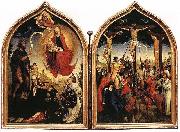 Rogier van der Weyden Diptic de Jeanne de France oil on canvas